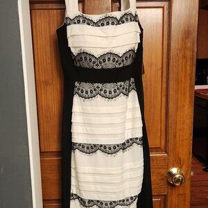 JAX Black & White Cocktail Dress